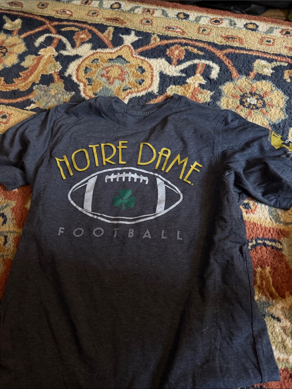 Notre Dame Football 30 th anniversary Graphic Tee - Dark navy Heather